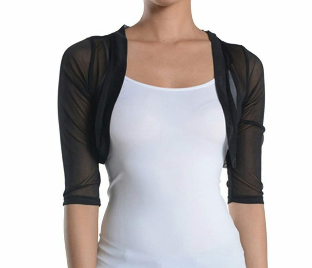 Rhea Ivory Chiffon Wrap Cardigan — Paris Boutique