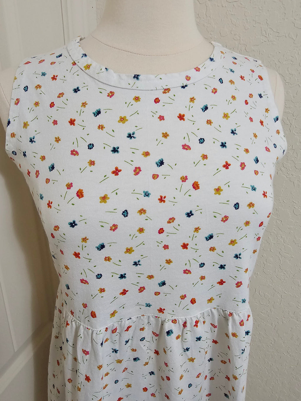 Etta Floral Cotton Midi Dress — view 3