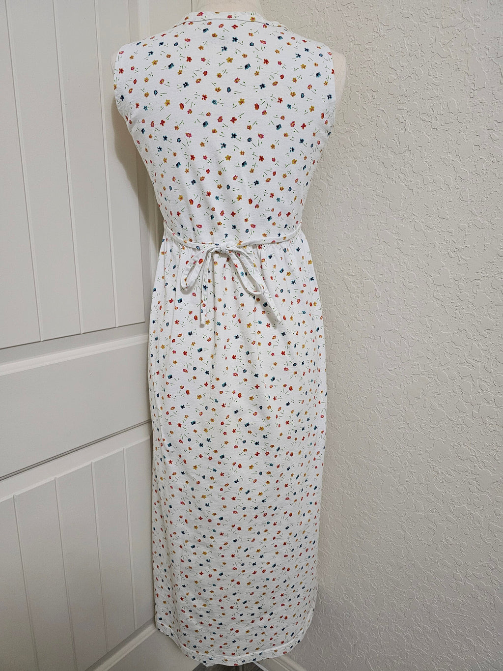 Etta Floral Cotton Midi Dress — view 6