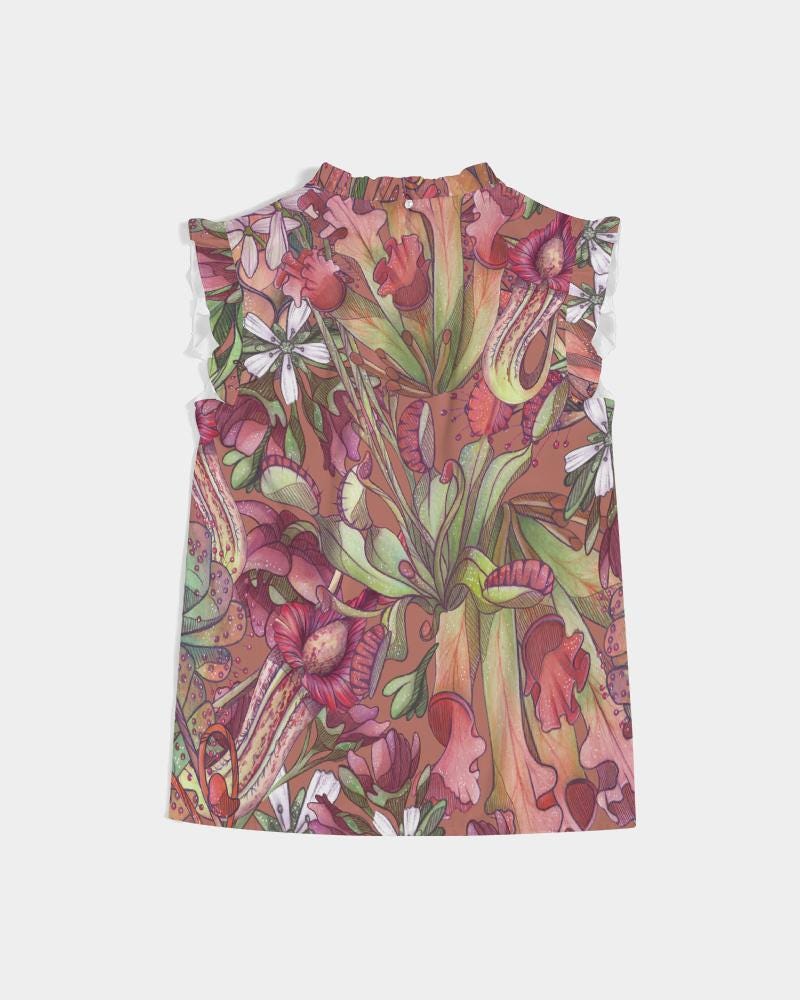 Isla Chiffon Ruffle Blouse — view 3
