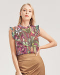 Isla Chiffon Ruffle Blouse — Paris Boutique