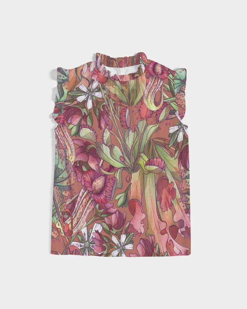 Isla Chiffon Ruffle Blouse — view 2
