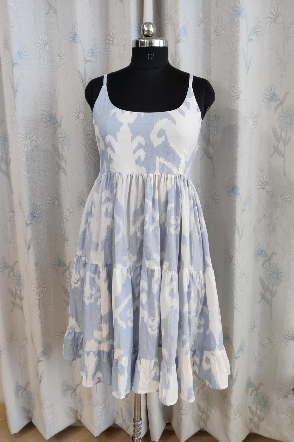 Dina Floral Cotton Midi Dress — Paris Boutique
