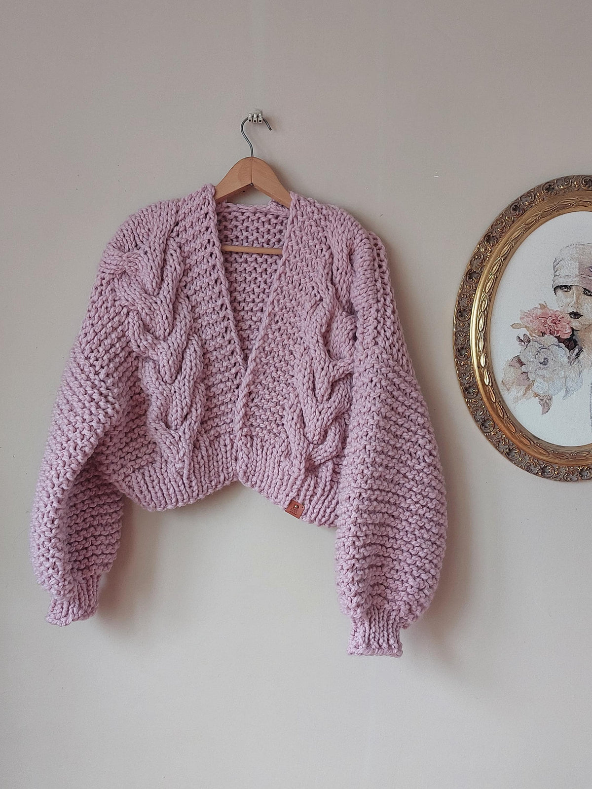 Helena Pink Knit Cardigan — Paris Boutique