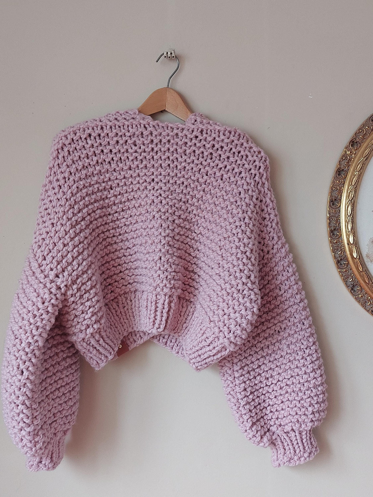 Helena Pink Knit Cardigan — view 5