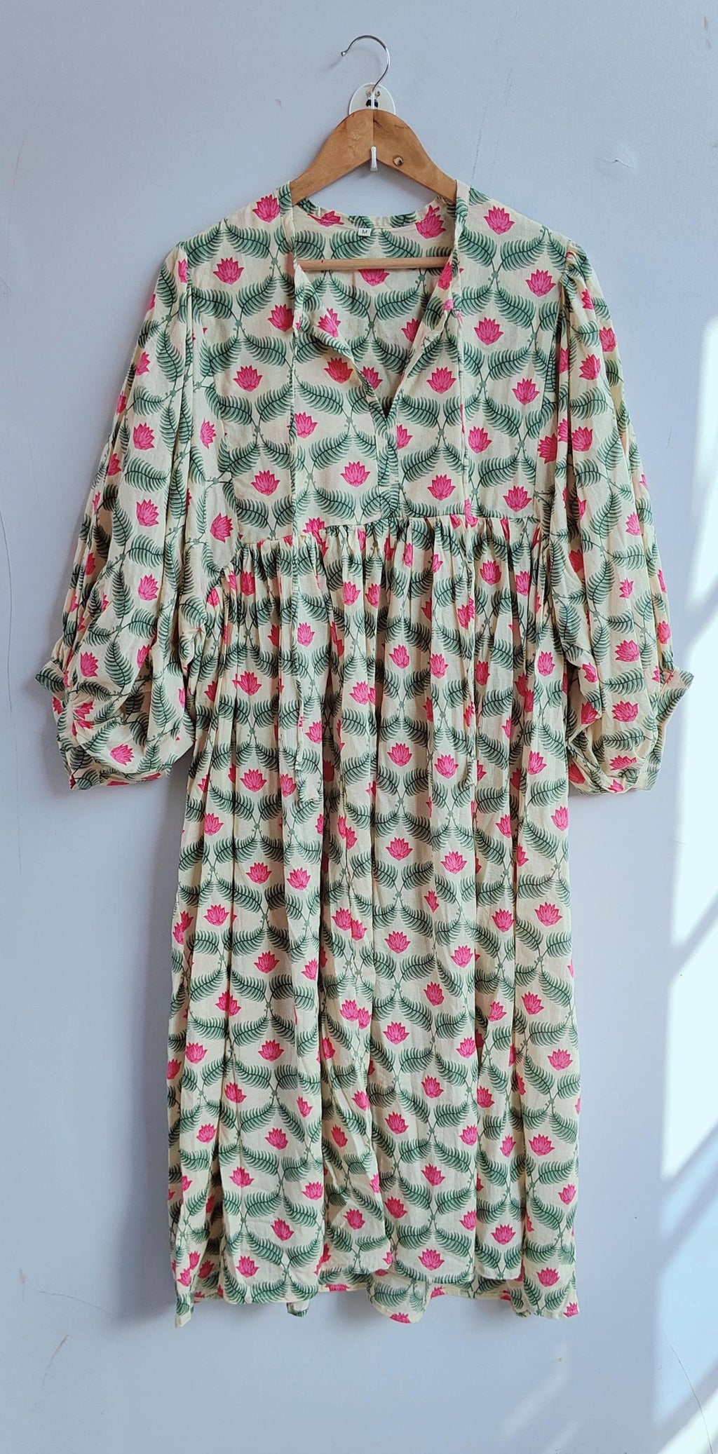 Zelda Floral Cotton Midi Dress — Paris Boutique