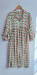 Zelda Floral Cotton Midi Dress — Paris Boutique