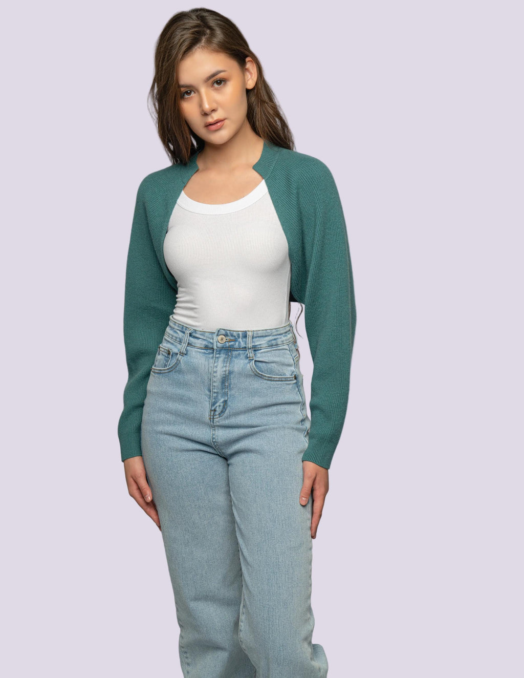 Nora Black Knit Cardigan — view 3