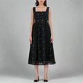 Lucia Floral Cotton Midi Dress — Paris Boutique
