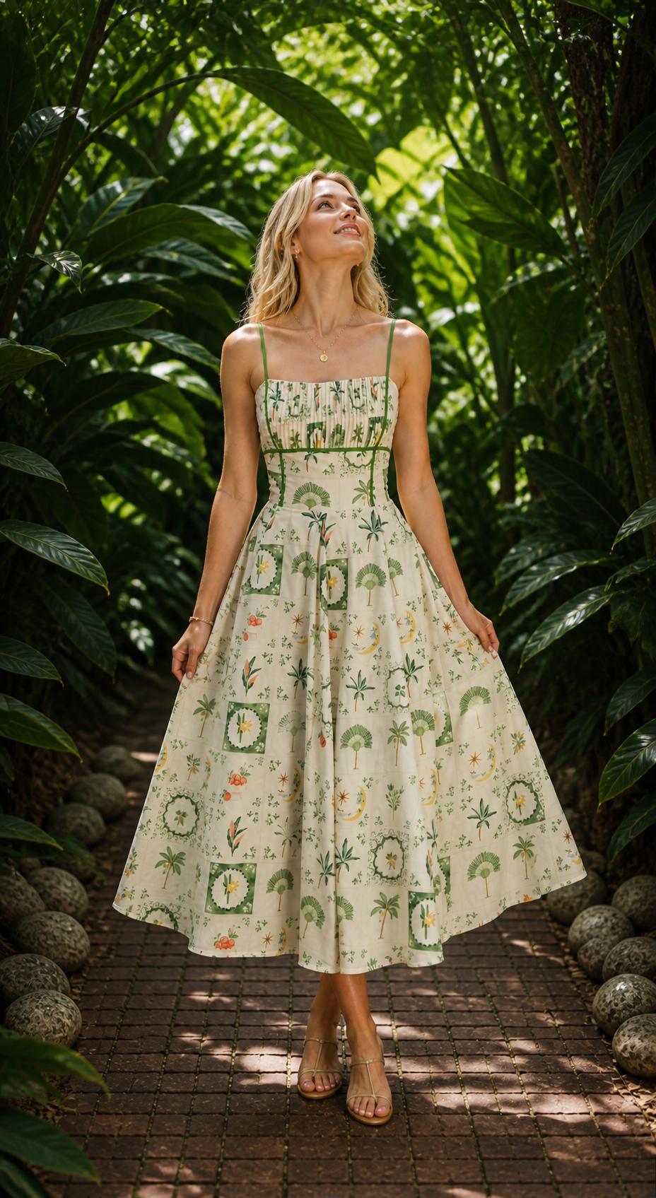Dora Floral Midi Dress — view 5