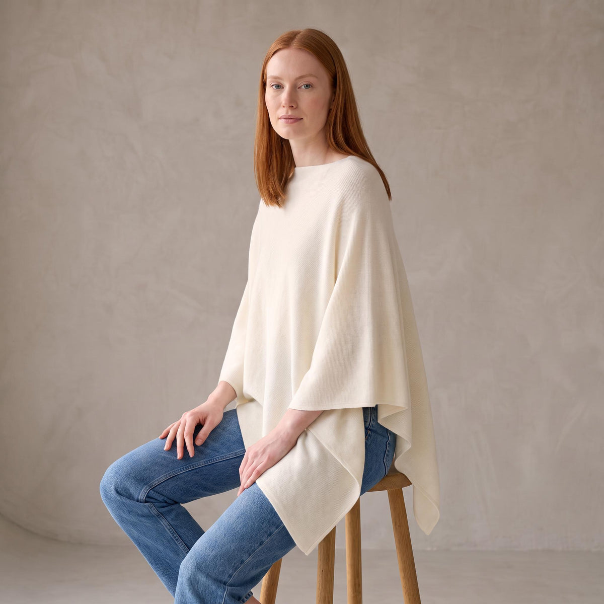 Elsie Beige Knit Cardigan — view 5