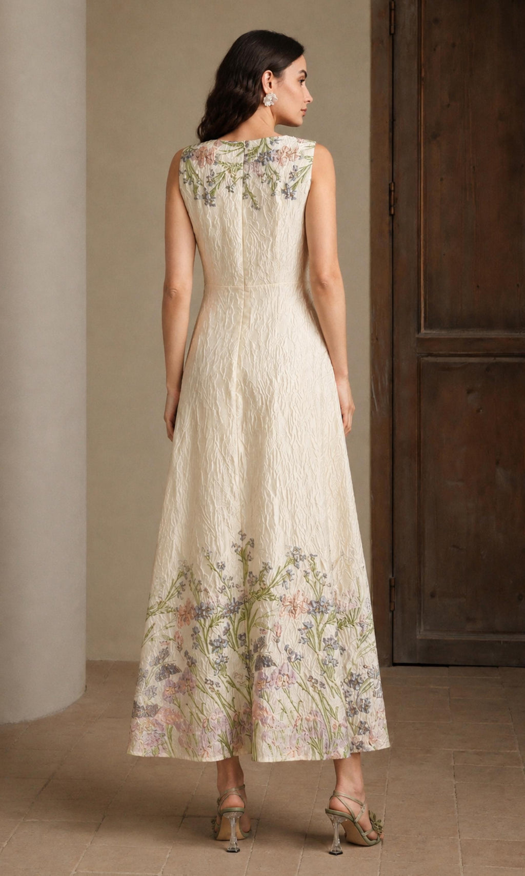 Kenna Floral Midi Dress — view 5