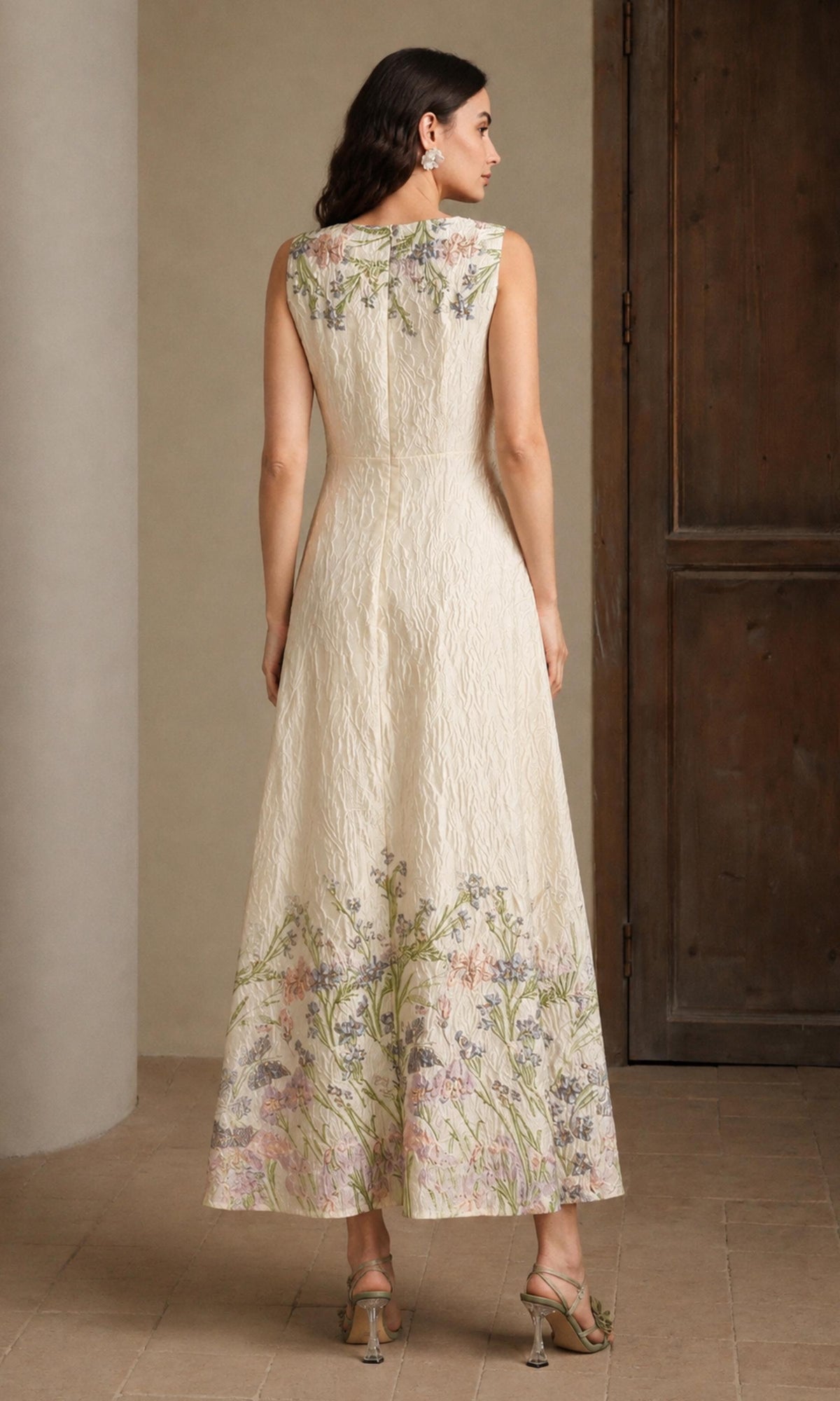 Kenna Floral Midi Dress — view 5
