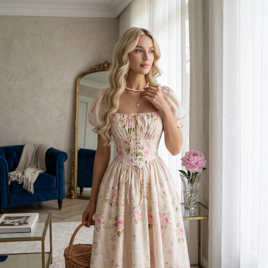 Wynn Floral Midi Dress — view 2