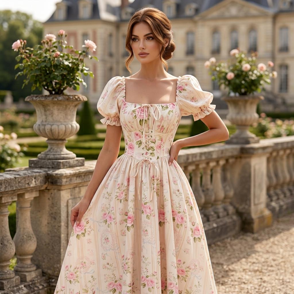 Wynn Floral Midi Dress — view 4