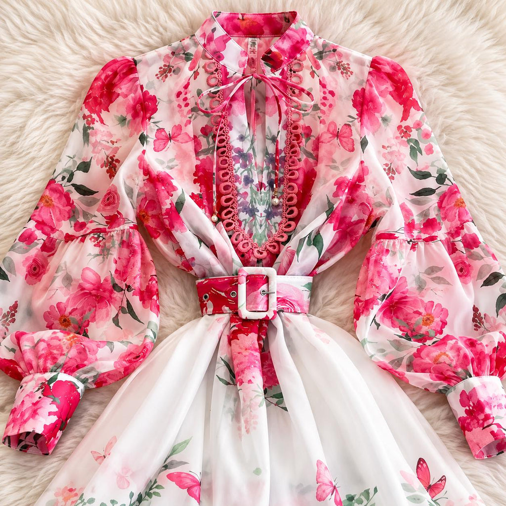 Nadia Pink Maxi Dress — view 4