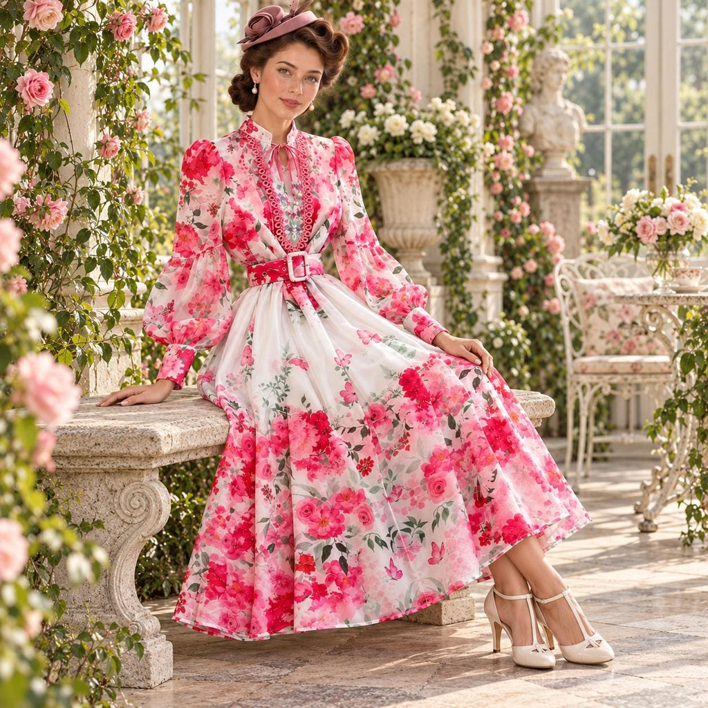 Nadia Pink Maxi Dress — view 3