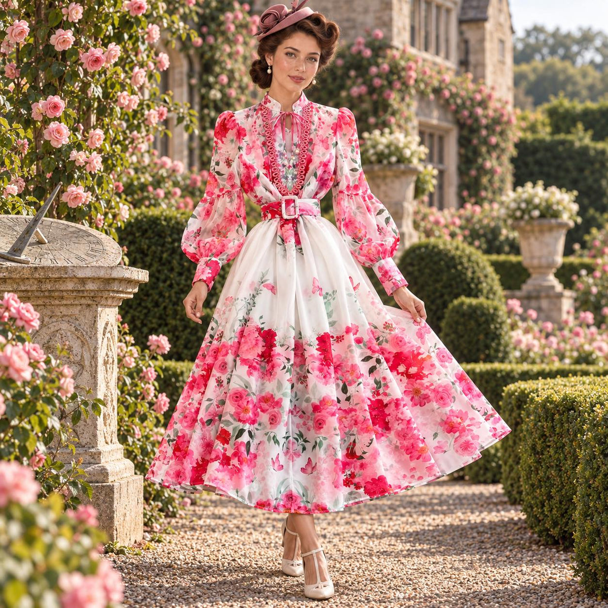 Nadia Pink Maxi Dress — view 6