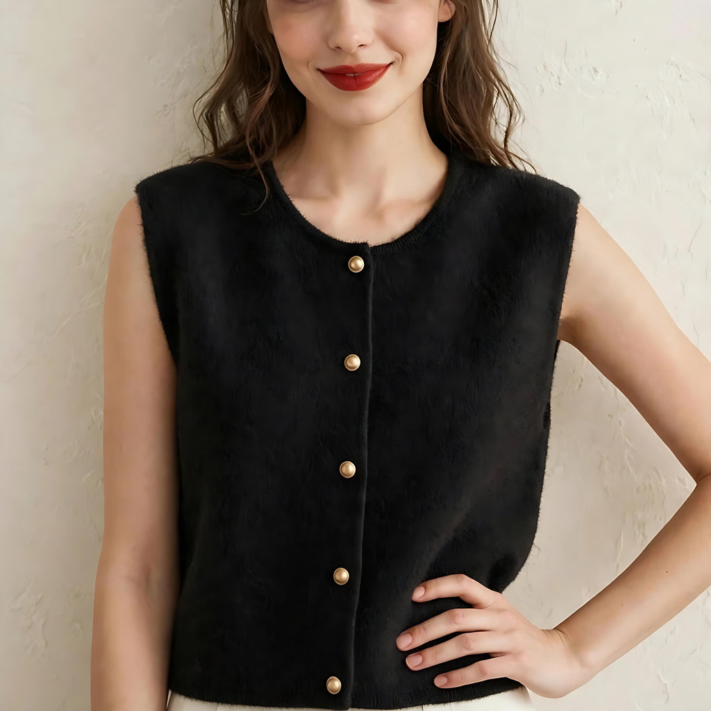 Ellie Black Knit Sweater — view 5