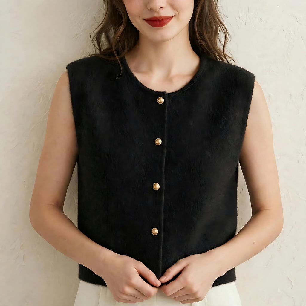 Ellie Black Knit Sweater — view 2